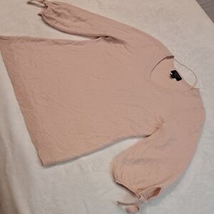 Cashmere Charter Club Luxury Blush Pink Womens Blouse Size S